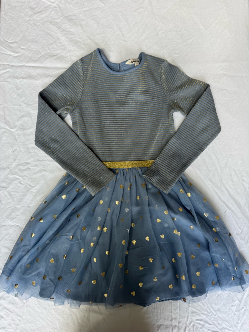 Mini Boden Light Blue Knit Dress